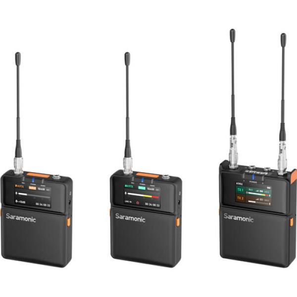 Беспроводная аудиосистема Saramonic K9 с UHF-передачей и OLED-дисплеем