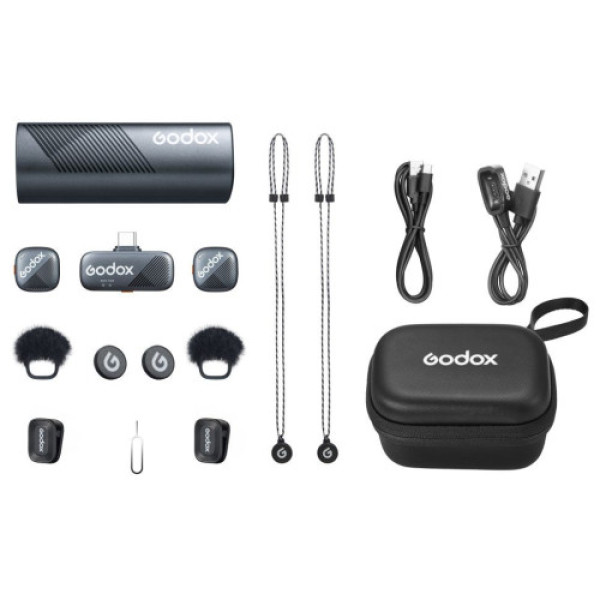 Мікрофон бездротовий Godox Cube-SС Kit2