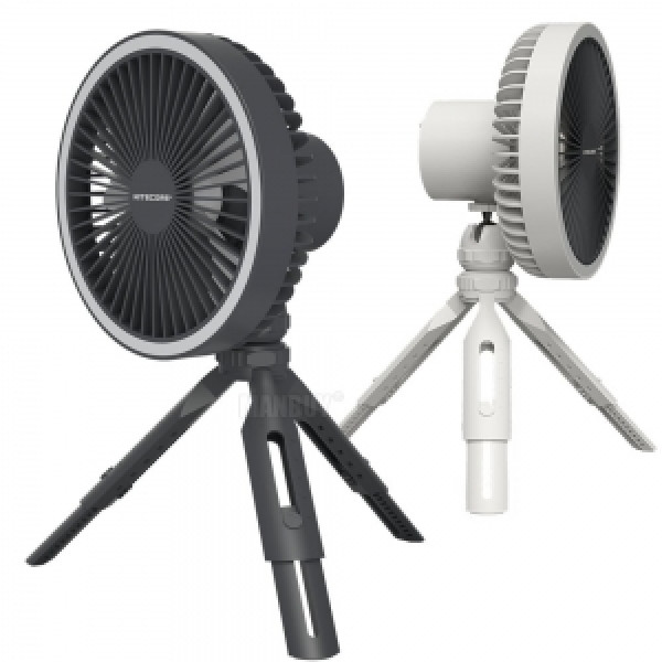 2в1 - Беспроводной вентилятор, Power Bank Nitecore NEF10 (10000mAh, подсветка), серый