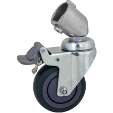 Колеса для стійки Kupo KC-080R Caster W/Round Adapter 75mm (комплект 3 шт)