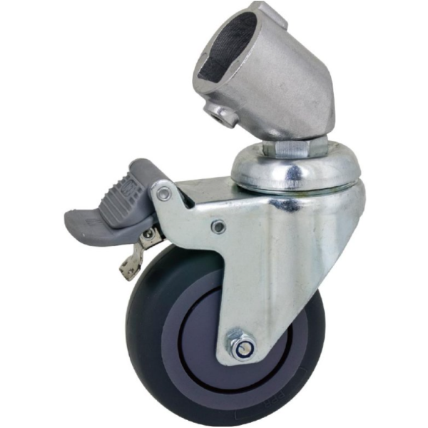 Колеса для стійки Kupo KC-080R Caster W/Round Adapter 75mm (комплект 3 шт)