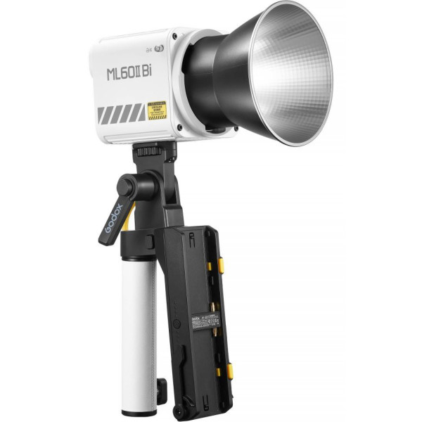 Ручка-держатель Godox AK-B01 с адаптером для аккумуляторов NP-F для ML60II, ML100