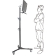 Стойка на колесах KUPO 322M Monitor Roller Stand (94,5 - 190 см)
