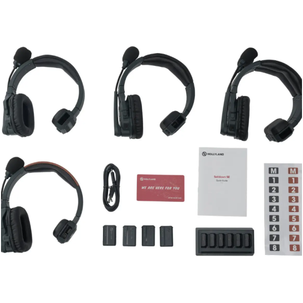 Інтерком система Hollyland Solidcom SE Wireless Headset-4S Global Version 2.4 GHz
