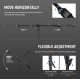 Журавль NEEWER BA-01 90–160 см для студийной стойки с противовесом и мешком для песка (без стойки)