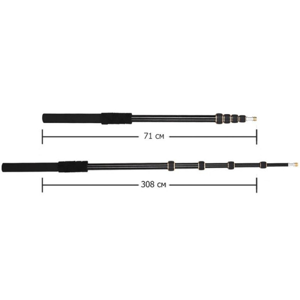 Телескопическая штанга для микрофона Beike QZSD MIC308 (длина 308 см)