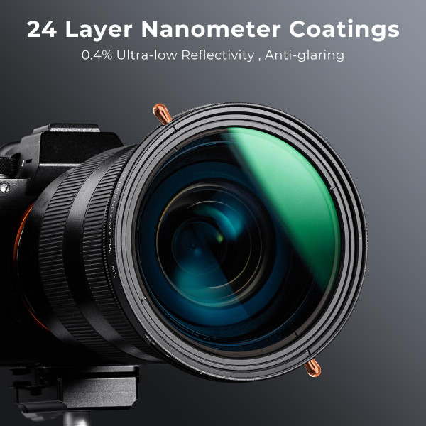 Комбинированный светофильтр K&F Concept 72mm ND & CPL 2 в 1 ND2-ND32 + CPL (KF01.2406)