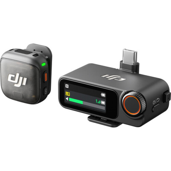 Компактна бездротова мікрофонна система/реєстратор DJI Mic 3 для камери та смартфона