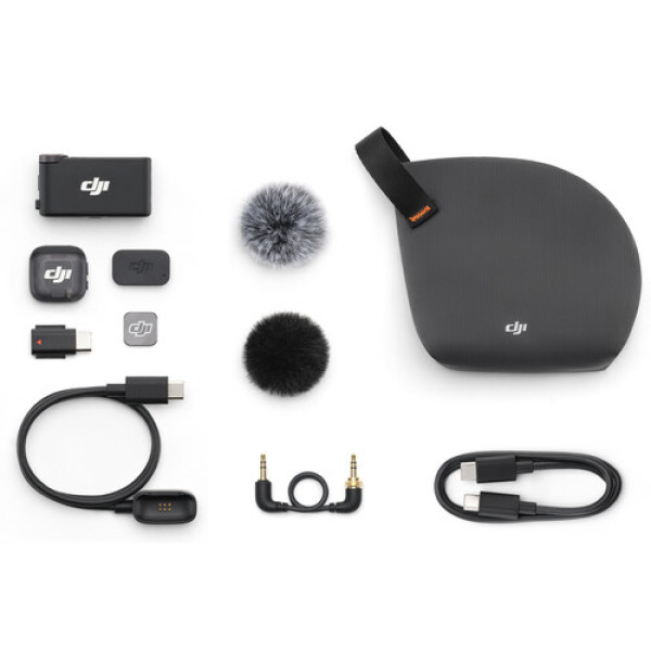 Компактна бездротова мікрофонна система/реєстратор DJI Mic 3 для камери та смартфона