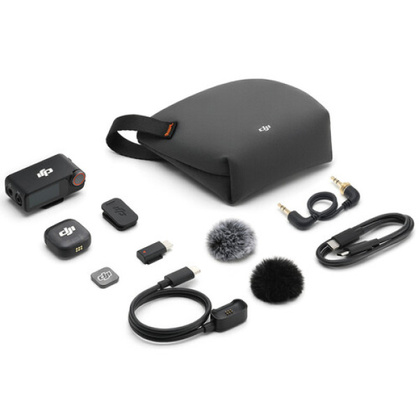 Компактна бездротова мікрофонна система/реєстратор DJI Mic 3 для камери та смартфона
