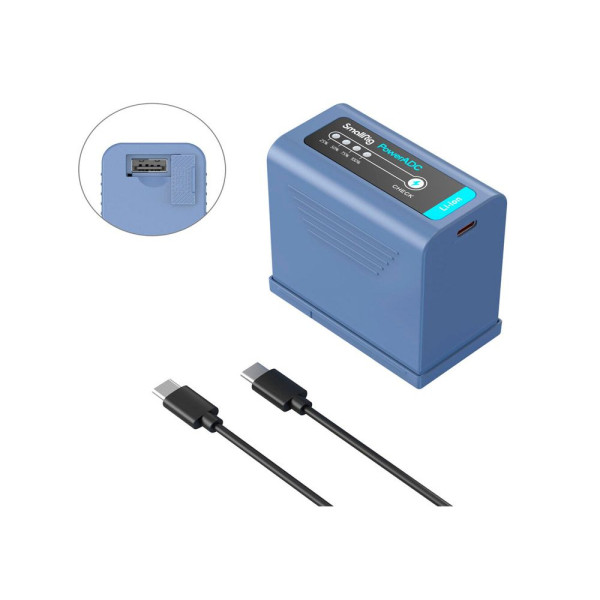 Акумулятор SmallRig USB-C Rechargeable Camera Battery for Sony NP-F970