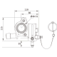 Зажим Kupo KCP-844B TV Coupler, Black