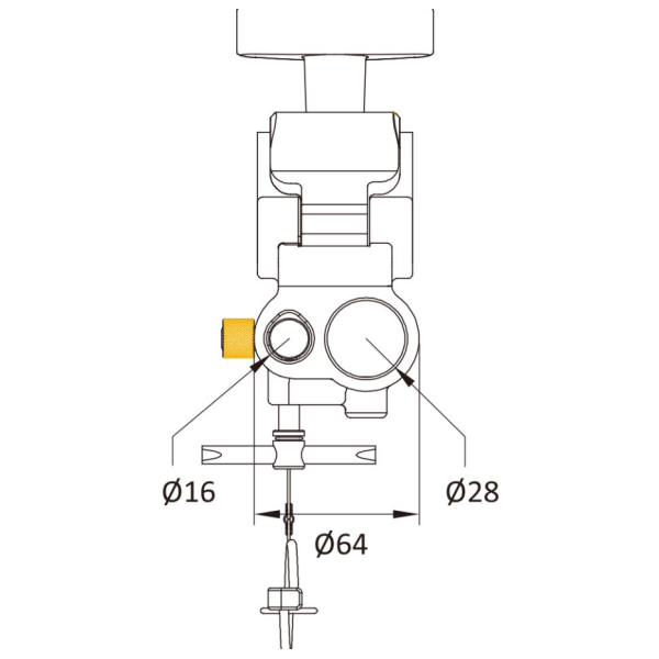 Зажим Kupo KCP-844B TV Coupler, Black