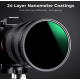 Cвітлофільтр нейтральної щільності K&F Concept Nano-A ND8-2000 77мм 9 ступенів (KF01.1360)