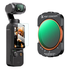 Светофильтр K&F Concept CPL + 1/4 Black Mist + ND8 HD для DJI OSMO Pocket 3 (KF01.2072)