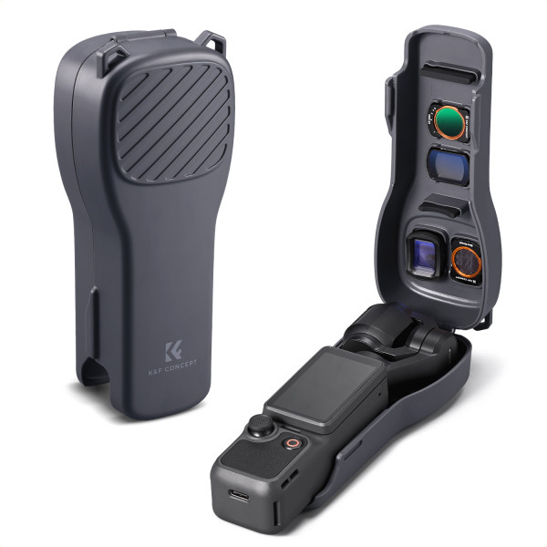 Защитный чехол K&F Concept для DJI Osmo Pocket 4/3 с отсеками для фильтров (KF20.0024)
