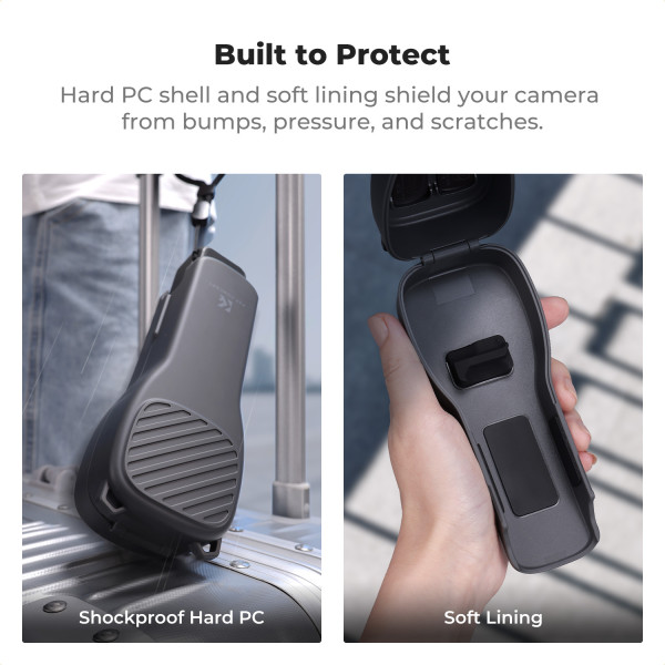 Защитный чехол K&F Concept для DJI Osmo Pocket 4/3 с отсеками для фильтров (KF20.0024)