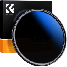 Светофильтр K&F Concept 58mm ND2-ND400, Blue Coated Slim Variable/Fader NDX (KF01.1401)