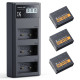 Зарядное устройство K&F Concept Dual Slot LCD Charger for Fujifilm NP-W235 Batteries (USB Type-C) (KF28.0107V1)
