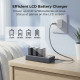 Зарядное устройство K&F Concept Dual Slot LCD Charger for Fujifilm NP-W235 Batteries (USB Type-C) (KF28.0107V1)