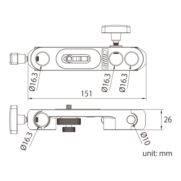 Кріплення для камери на стійку Kupo KS-CB01 Camera Bracket з різьбою 1/4" та 3/8"