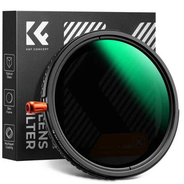 Світлофільтр 3-в-1 K&F Concept 67 мм ND2-32 + CPL + Black Mist 1/4 VND 1–5 стопів, кіноефект, Nano-C (KF01.2067)