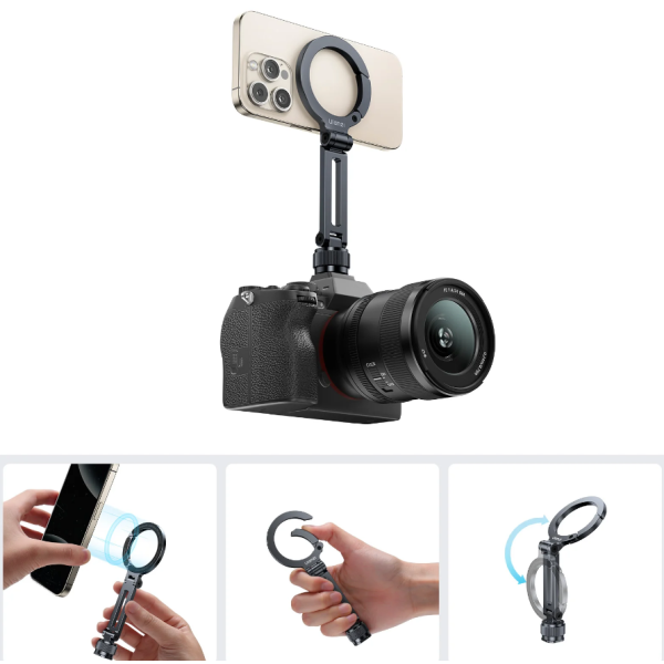 Держатель для телефона Ulanzi MA07 Maglock 1/4 Cold Shoe Phone Mount Black