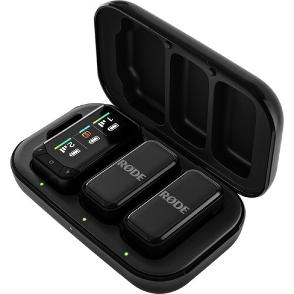 RODE Wireless Micro 2-Person Ультракомпактная беспроводная микрофонная система Pro для камер и мобильных устройств (2,4 ГГц)