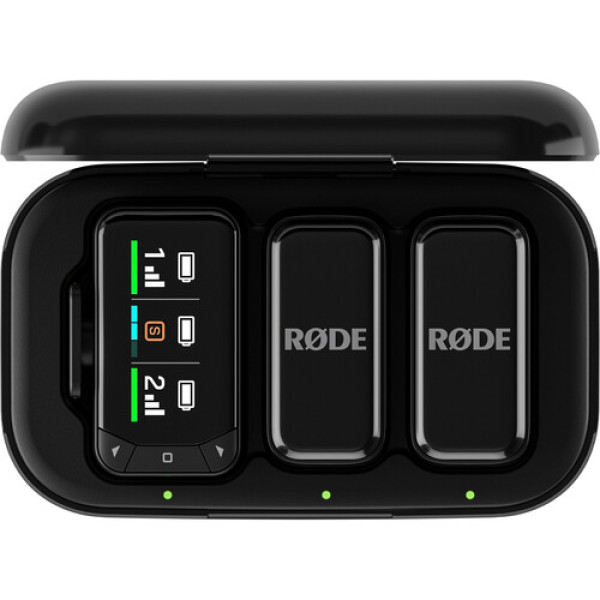 RODE Wireless Micro 2-Person Ультракомпактная беспроводная микрофонная система Pro для камер и мобильных устройств (2,4 ГГц)