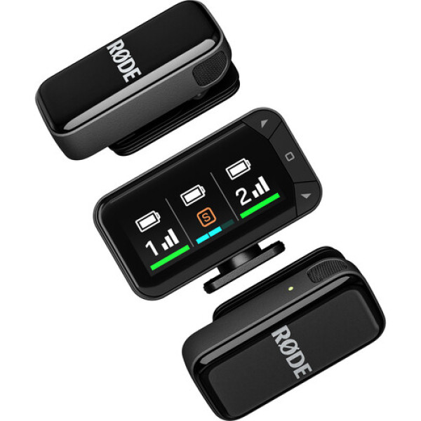 RODE Wireless Micro 2-Person Ультракомпактная беспроводная микрофонная система Pro для камер и мобильных устройств (2,4 ГГц)