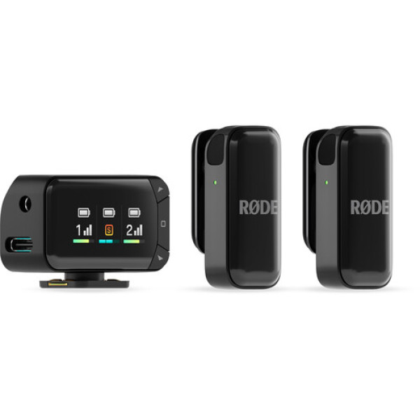 RODE Wireless Micro 2-Person Ультракомпактная беспроводная микрофонная система Pro для камер и мобильных устройств (2,4 ГГц)