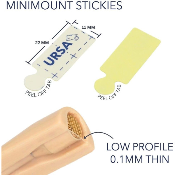 Липкие стикеры для крепления MiniMount URSA Straps, размер 22×11 мм, 90 шт. (U-MM-90-STICKIES)