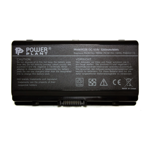 Аккумулятор PowerPlant для ноутбуков Toshiba Equium L40 (PA3615U-1BRS) 10.8V 5200mAh