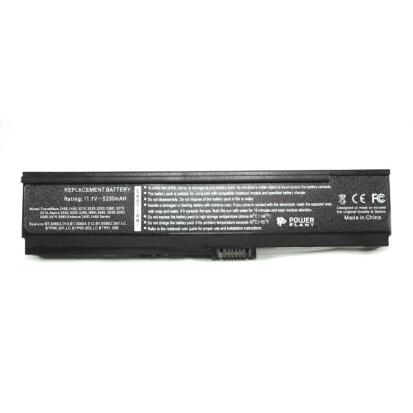 Аккумулятор PowerPlant для ноутбуков Acer Aspire 3030 (BT.00603.010) 11.1V 5200mAh