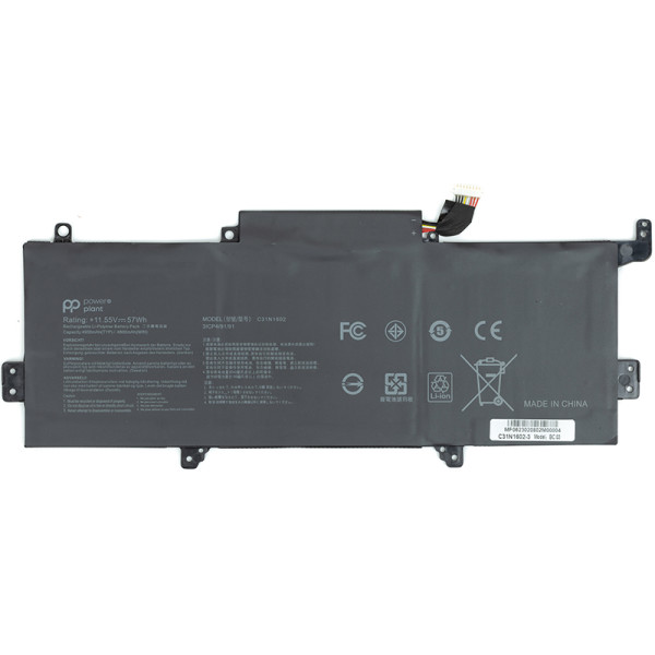 Аккумулятор для ноутбука PowerPlant ASUS Zenbook UX330UA (C31N1602) 11.55V 4935mAh (NB431489)