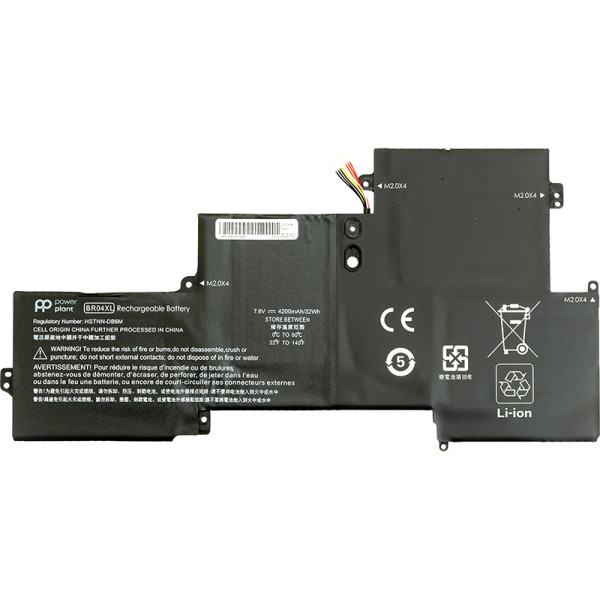 Акумулятор PowerPlant для ноутбуків HP EliteBook Folio 1020 G1 (BR04XL) 7,6 В 4200 мАч