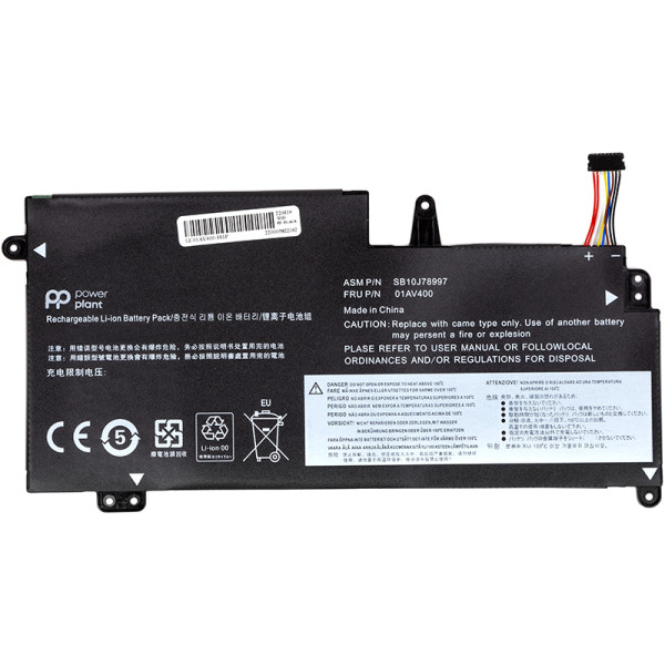 Акумулятор PowerPlant для ноутбуків LENOVO ThinkPad S2 (01AV401) 11,4 В 2700 мАч