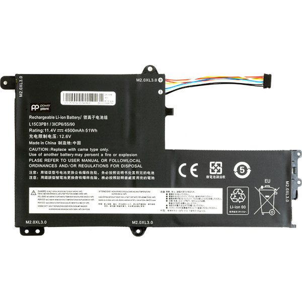 Акумулятор PowerPlant для ноутбуків Lenovo Flex 5-1470 (L15C3PB1) 11.4 В 4500 мА·ч