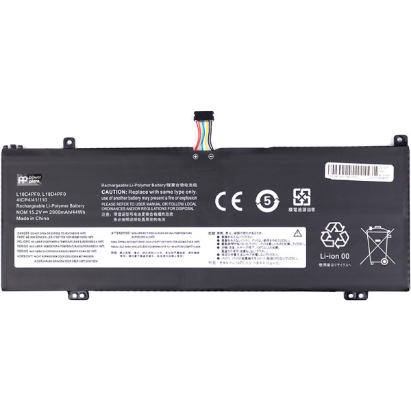 Акумулятор до ноутбука LENOVO L18C4PF0-68-4S1P 15.2V 2900mAh PowerPlant (NB481859)