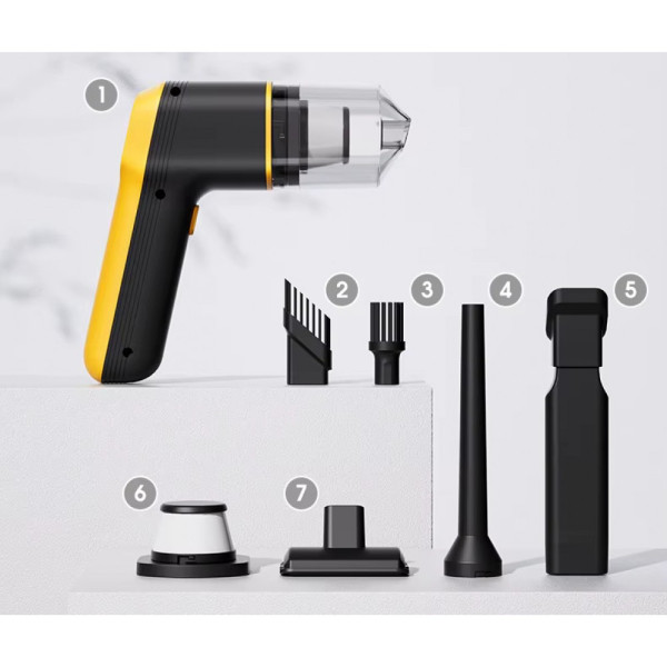 Пылесос беспроводной ручной аккумуляторный автомобильный 60Вт бесколлекторный Oley DB-S02A