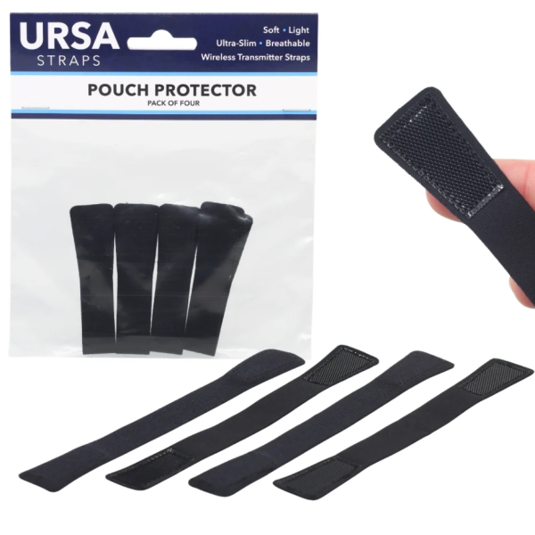 Защитные чехлы для кармана поясного ремня URSA Straps Pouch Protectors, 4 шт., черные (U-PP-BLK)