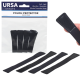 Защитные чехлы для кармана поясного ремня URSA Straps Pouch Protectors, 4 шт., черные (U-PP-BLK)