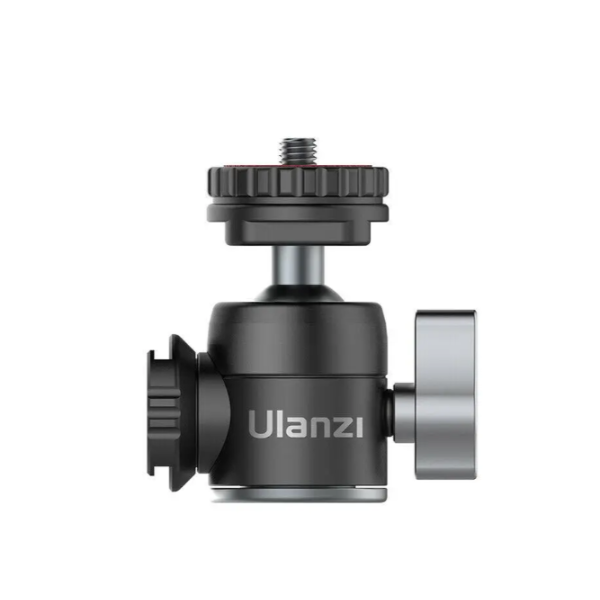 Кульова голова з холодним черевиком Ulanzi U60 Dual Cold Shoe Ballhead (UV-2046)