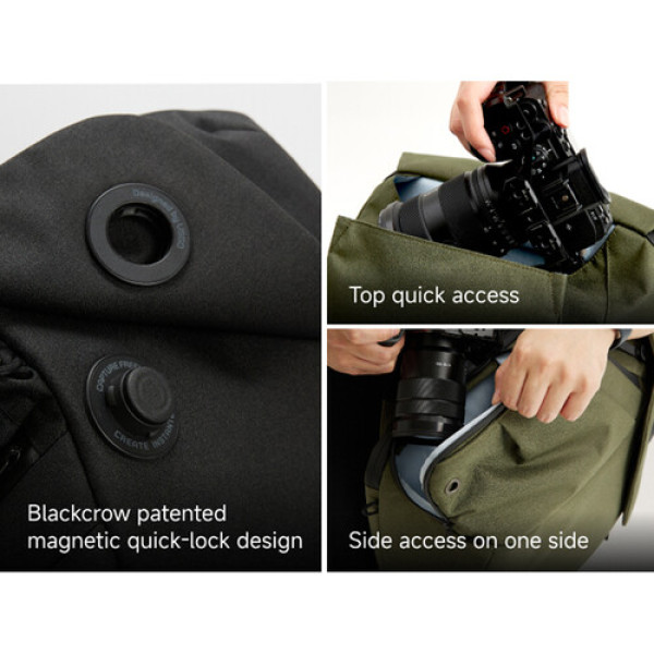 Фоторюкзак VSGO Snipe Casual Camera Backpack 16 л Midnight Black (VB037)
