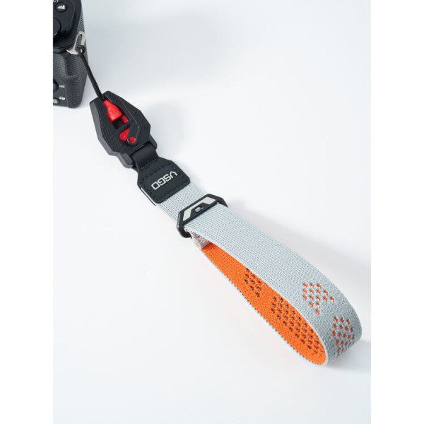 Кістовий ремінець для камери VSGO Black Snipe Casual Wrist Strap, короткий, помаранчевий (VB029)