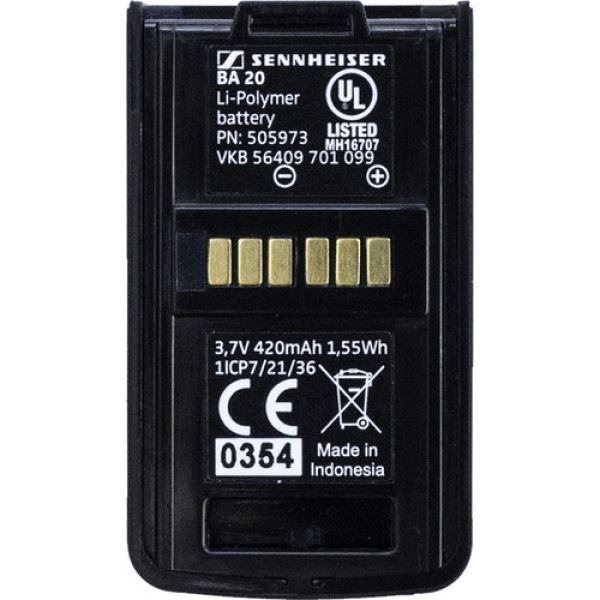 Літій-іонний акумулятор SENNHEISER BA 20 - (Li-Ion батарейний блок)