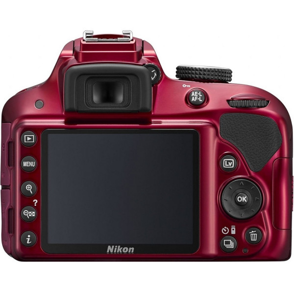 Фотокамера зеркальная Nikon D3300 + AF-P 18-55VR Red KIT