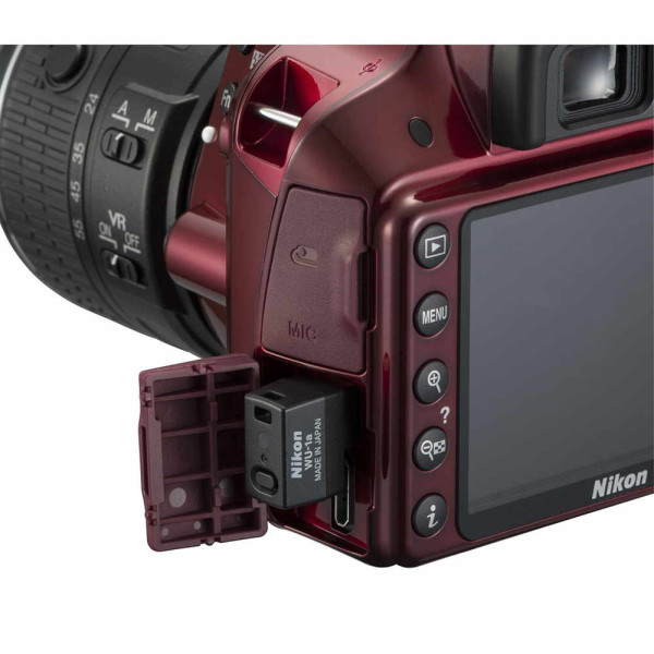 Фотокамера зеркальная Nikon D3300 + AF-P 18-55VR Red KIT