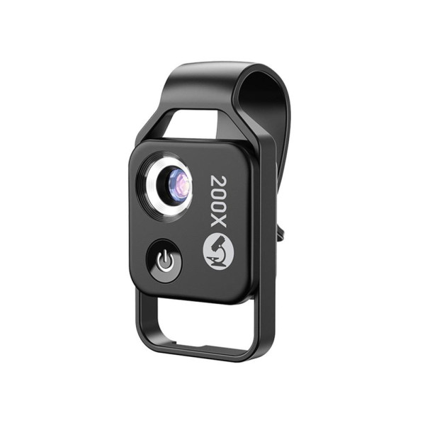 Микроскоп линза для телефона 200X Apexel APL-MS002CBK