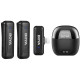 Радиосистема для iPhone (Lightning), 2 микрофона + 1 приемник Boya BY-WM3T-D2 charging case